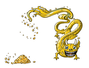 Golddrache